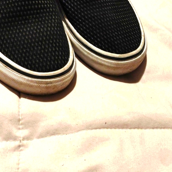 Vans Canvas Classic Black Slip On Shoes Unisex Size Men 4.5 Women 6.0 - Picture 3 of 6